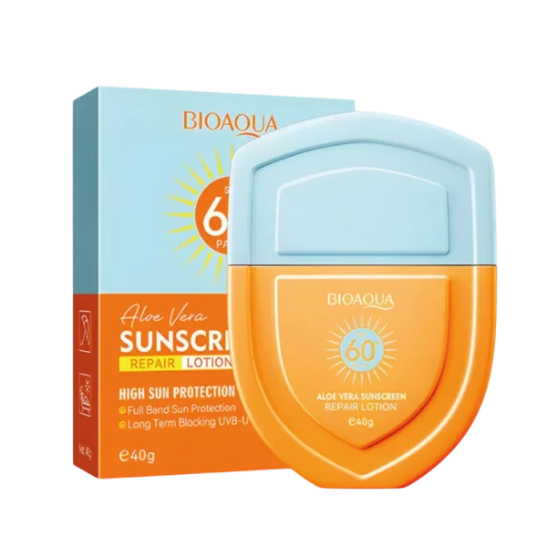 Protector solar con Aloe vera