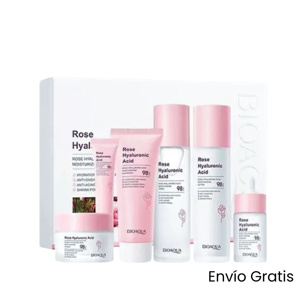 Kit facial rose hyaluronic acid
