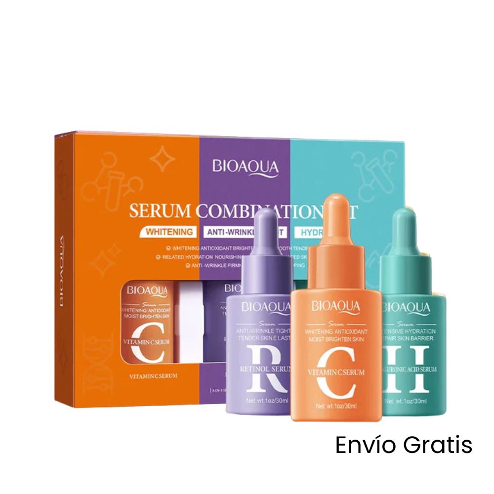 Kit x3 sueros Bioaqua